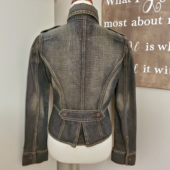 Nautica Military Inspired Denim Jacket - Picture 7 of 9